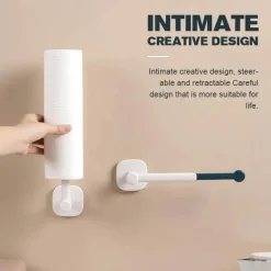 Verstellbarer, L-förmiger, selbstklebender Wandhaken – Teleskop-Mehrzweckaufhänger
