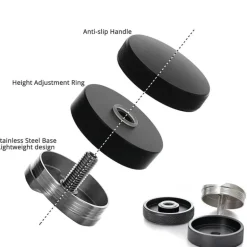 Verstellbarer 58-mm-Espresso-Tamper – Kaffeeverteilungswerkzeug