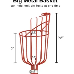 Verstellbarer Obstpflücker – Erntewerkzeug für hohe Äste
