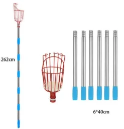 Verstellbarer Obstpflücker – Erntewerkzeug für hohe Äste