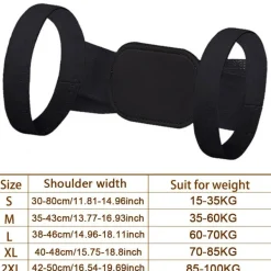 Verstellbarer Rückenstützgürtel zur Haltungskorrektur – Schmerzlinderung