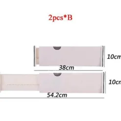 Verstellbarer Schubladenteiler – einziehbarer Aufbewahrungs-Organizer