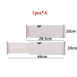 Verstellbarer Schubladenteiler – einziehbarer Aufbewahrungs-Organizer