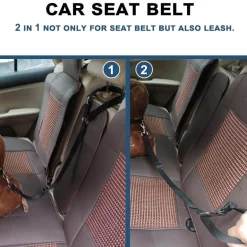 Verstellbarer Sicherheitsgurt für Hunde im Auto – Sicheres Sicherheitsgeschirr für Haustiere