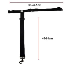 Verstellbarer Sicherheitsgurt für Hunde im Auto – Sicheres Sicherheitsgeschirr für Haustiere