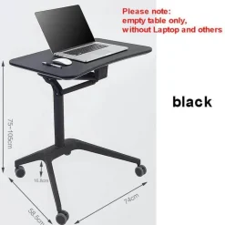 Verstellbarer Sitz-Steh-Schreibtisch – Modernes japanisches Design