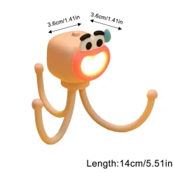 Verstellbarer Telefonhalter in Form einer Oktopuslampe – vielseitige Schreibtischleuchte und Telefonständer