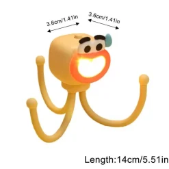 Verstellbarer Telefonhalter in Form einer Oktopuslampe – vielseitige Schreibtischleuchte und Telefonständer