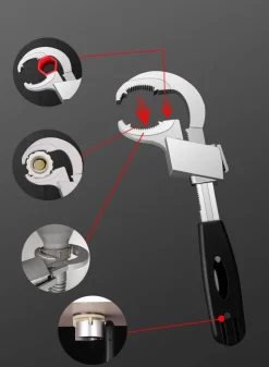 Verstellbarer Universalschlüssel - Multifunktionswerkzeug