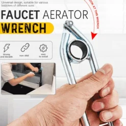 Verstellbarer Wasserhahnschlüssel – Werkzeug zum Entfernen von Rohrleitungen