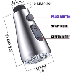 Verstellbarer Wasserhahn-Verlängerer – drehbarer Spülbeckenaufsatz für einfache Nutzung