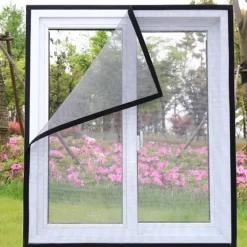 Verstellbares Anti-Moskito-Fensternetz – waschbare Insektenbarriere