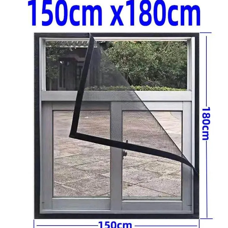 Verstellbares Anti-Moskito-Fensternetz – waschbare Insektenbarriere