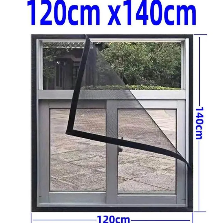 Verstellbares Anti-Moskito-Fensternetz – waschbare Insektenbarriere