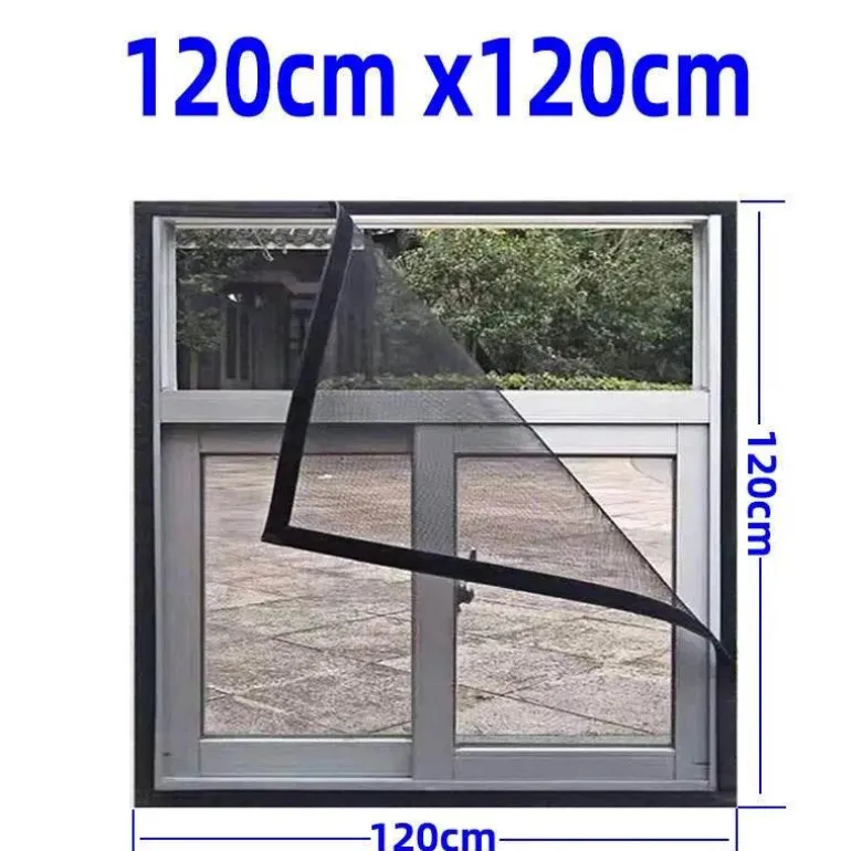 Verstellbares Anti-Moskito-Fensternetz – waschbare Insektenbarriere