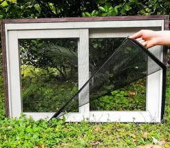 Verstellbares Anti-Moskito-Fensternetz – waschbare Insektenbarriere