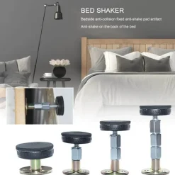 Verstellbares Bettstabilisator-Set – Anti-Shake-Unterstützung, 2er-Pack