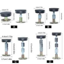 Verstellbares Bettstabilisator-Set – Anti-Shake-Unterstützung, 2er-Pack