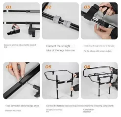 Verstellbares Bettstützgitter - Klapphilfe für Senioren