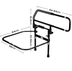 Verstellbares Bettstützgitter - Klapphilfe für Senioren