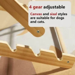 Verstellbares, gemütliches Haustierbett – bequeme Lösung für ein Nickerchen zwischen Hund und Katze