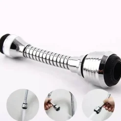 Verstellbares 360-Grad-Verlängerungsrohr für Küchenarmaturen – vielseitiges Wasserhahnzubehör