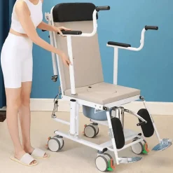 Verstellbares hydraulisches Transferstuhlbett – Einfaches Anheben für ältere Menschen