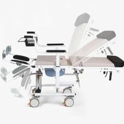 Verstellbares hydraulisches Transferstuhlbett – Einfaches Anheben für ältere Menschen