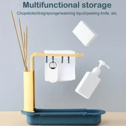 Verstellbares Küchenregal, Abtropfgestell, Organizer