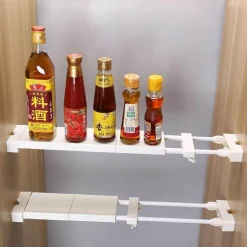 Verstellbares Küchenschrank-Organizer-Regal – Aufbewahrungslösung ohne Bohren