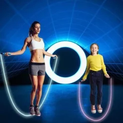 Verstellbares LED-Springseil - Fitness-Springseil