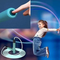 Verstellbares LED-Springseil - Fitness-Springseil