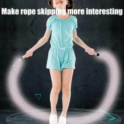 Verstellbares LED-Springseil - Fitness-Springseil