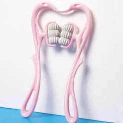 Verstellbares Nackenmassagegerät – Therapierolle mit sechs Rädern