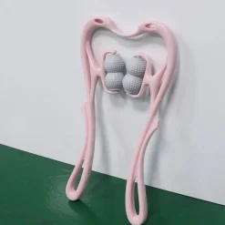 Verstellbares Nackenmassagegerät – Therapierolle mit sechs Rädern