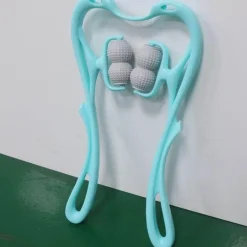 Verstellbares Nackenmassagegerät – Therapierolle mit sechs Rädern