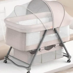 Verstellbares tragbares Babybett – faltbares minimalistisches Design