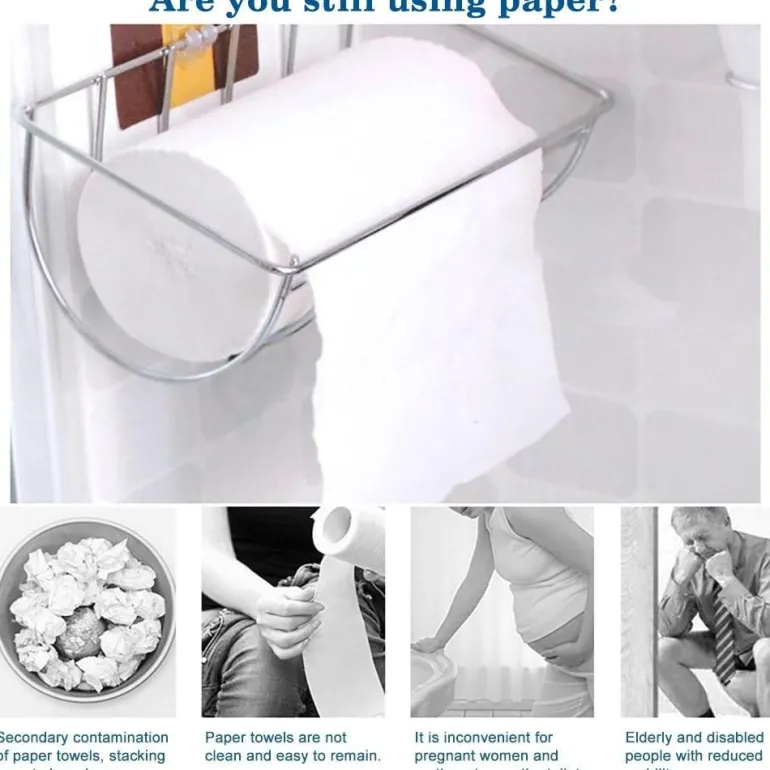 Verstellbares tragbares Bidet – Ultraflacher Toiletten-Sprühaufsatz
