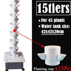 Vertikales Hydrokultur-Gartenset - Green Life Home Planter