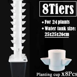 Vertikales Hydrokultur-Gartenset - Green Life Home Planter