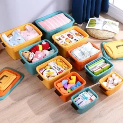 Vielseitige Aufbewahrungsbox mit großem Fassungsvermögen – idealer Organizer für Kosmetika, Spielzeug, Snacks, Kleidung