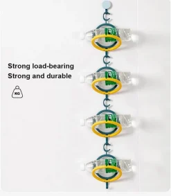 Vielseitiger Kleiderbügel mit rundem Haken – Mehrzweck-Organizer für kreative Zwecke