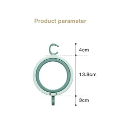 Vielseitiger Kleiderbügel mit rundem Haken – Mehrzweck-Organizer für kreative Zwecke