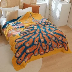 Vierlagige Gazedecke aus nordischer Baumwolle – weiche Tagesdecke