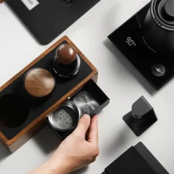Vintage Barista Tamper Station Aufbewahrungsbox - Kaffeezubehör