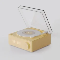 Vintage Bluetooth Plattenspieler - Retro Mini Lautsprecher