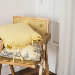 Vintage Blumen Kissenbezug - Dekorativer Kissenbezug aus Baumwolle