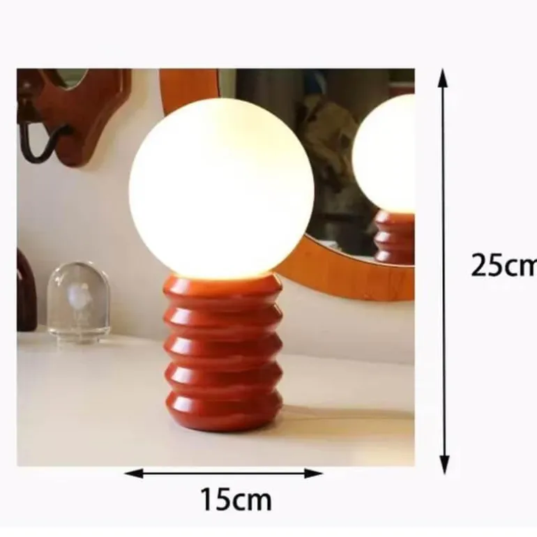 Vintage Bunte Tischlampe - Retro Candy Light
