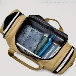 Vintage Canvas Reisetasche – Großes Fassungsvermögen, langlebig und vielseitig