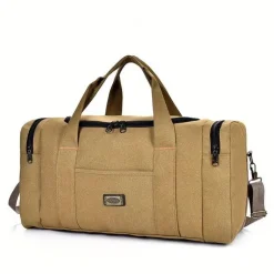 Vintage Canvas Reisetasche – Großes Fassungsvermögen, langlebig und vielseitig